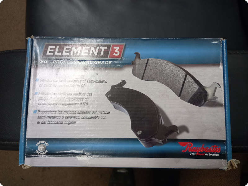 Disc brake pads 1968-75 Ford F250