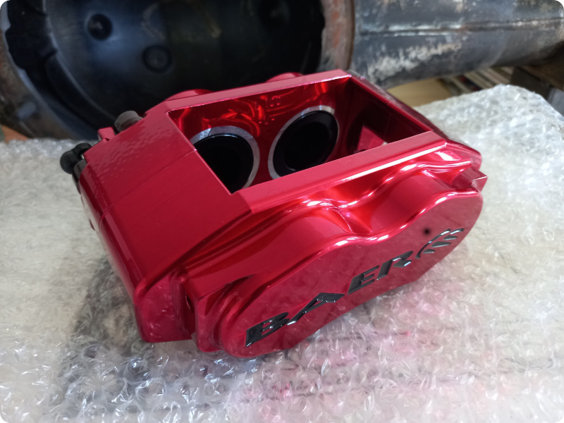 BAER S4 billet 4 piston brake calipers pair