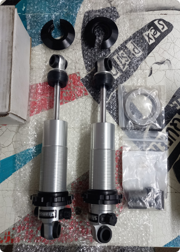 Strange coilover shocks for IFS