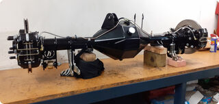 NZ9 fabricated 35 spline full floater
